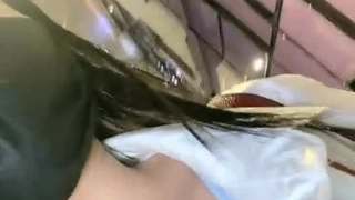 性感皮裤衩酒吧遇到的少妇